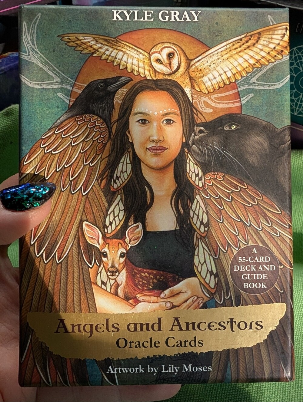Angels and Ancestors Oracle Cards W/ Guidebook — By Kyle Gray 🩶